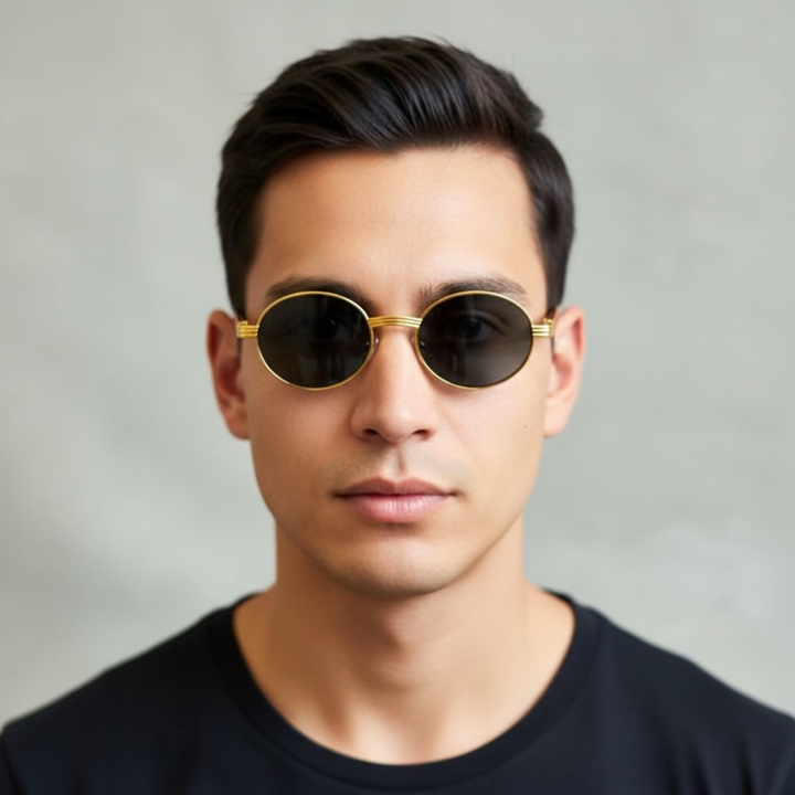 Stylish unisex sunglasses, offering premium UV protection and anti-glare for fashion-forward eyewear.