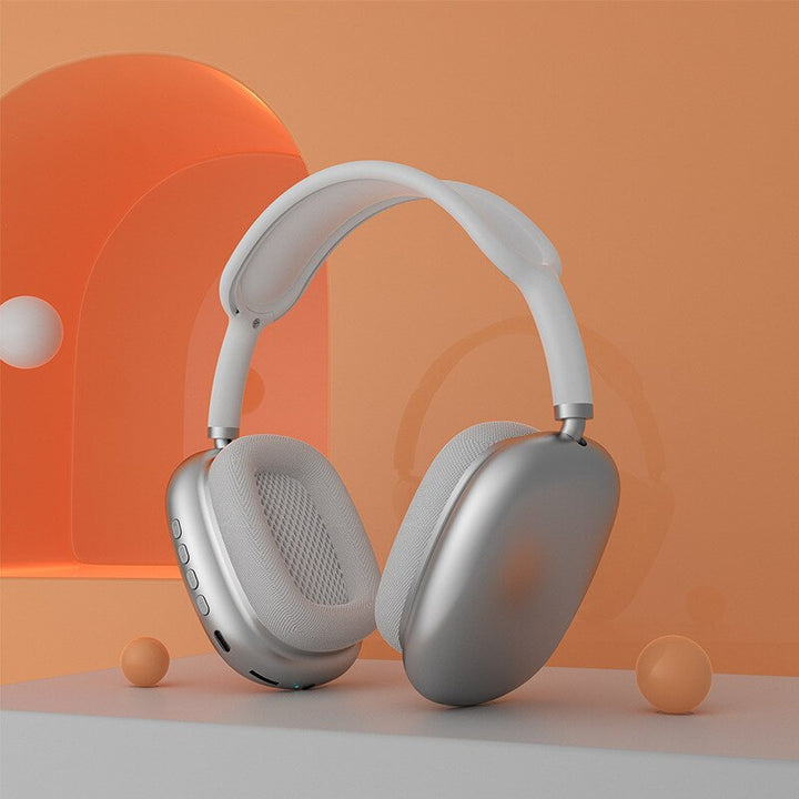 Sleek black unisex wireless over-ear headphones with Bluetooth connectivity, designed for portable, immersive sound.
