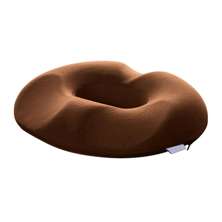 All-purpose pressure-relieving seat cushion for comprehensive pain relief. Supports coccyx, hemorrhoids & back.