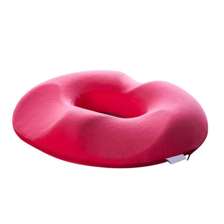 Unisex pressure relief seat cushion for office chairs. Alleviates hemorrhoid, coccyx & back pain.