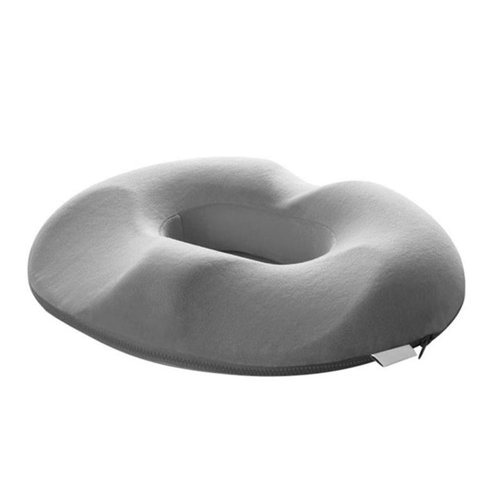 Tailbone support cushion with cut-out design for coccyx & sciatica relief. Ergonomic for daily comfort.