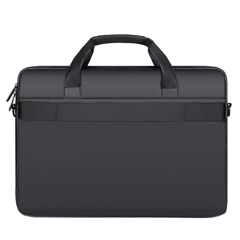 Multi-functional laptop briefcase with organized compartments for professionals.