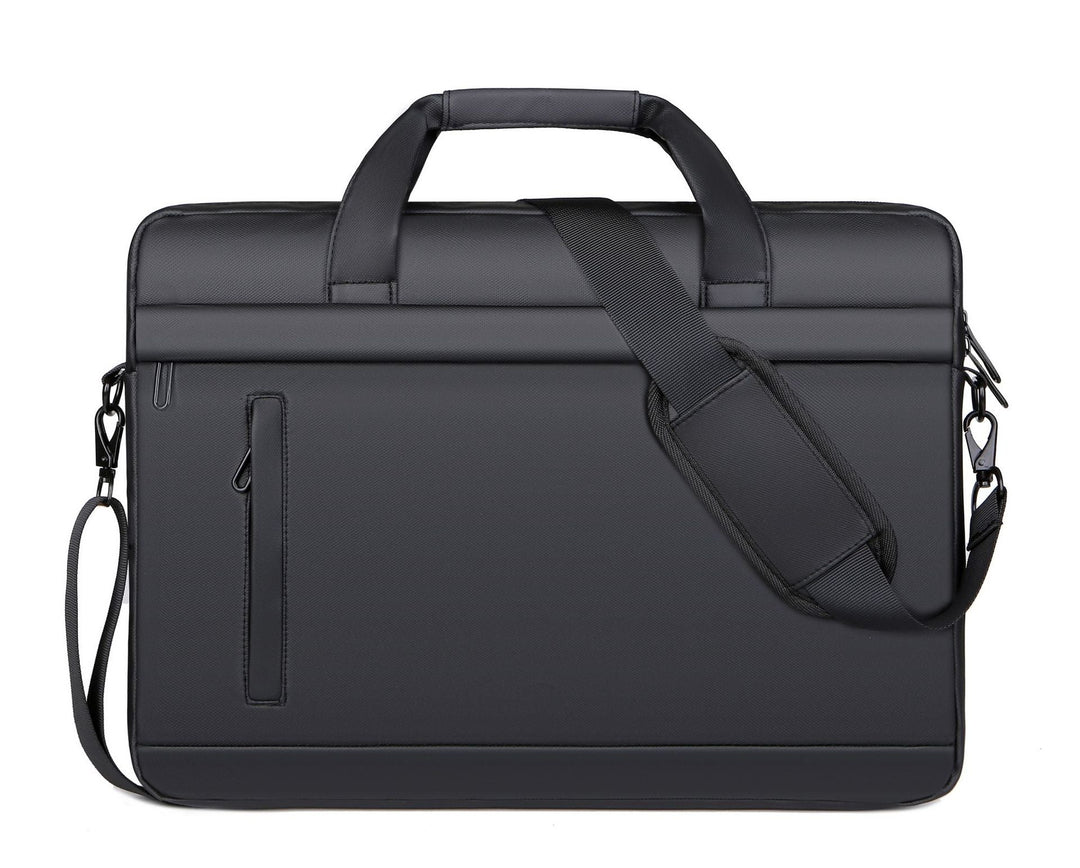 Modern professional unisex laptop briefcase for secure and organized business travel and work.