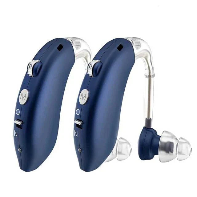 Improve hearing with this universal rechargeable sound amplifier. Enjoy crystal clear sound & comfort.