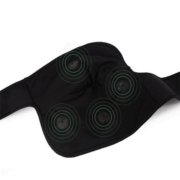 Rechargeable heating wrap with vibration therapy. Cordless neoprene wrap for soothing joint & muscle pain.