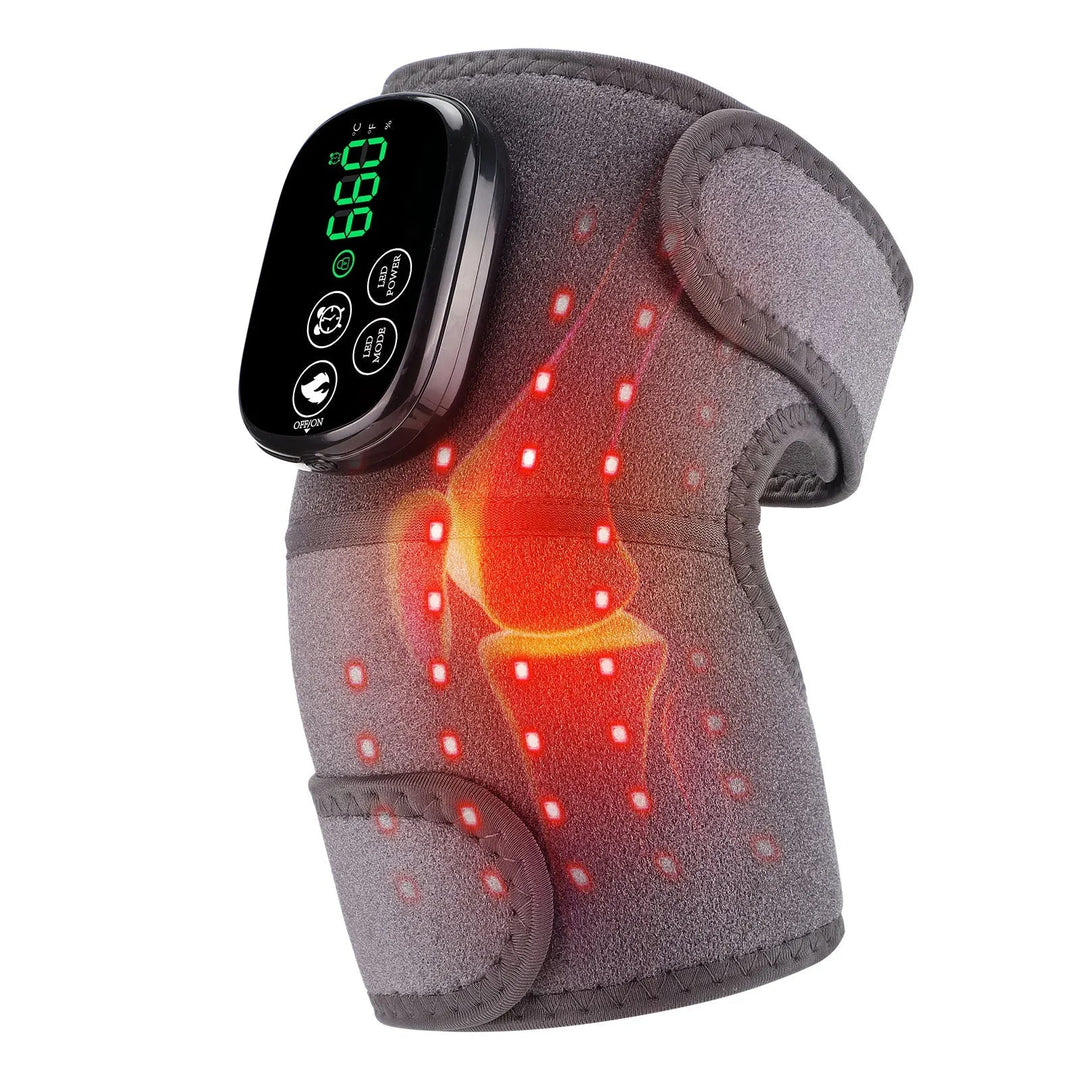 Advanced red light & LED heat therapy wrap. Provides deep pain relief & promotes muscle and joint recovery.