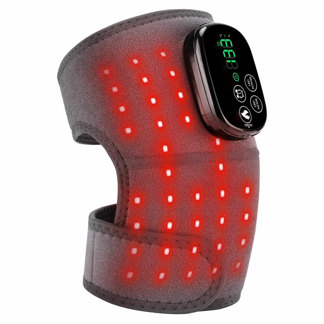 Comfortable unisex red light therapy wrap. Cordless design for easy pain relief & recovery from aches & strains.