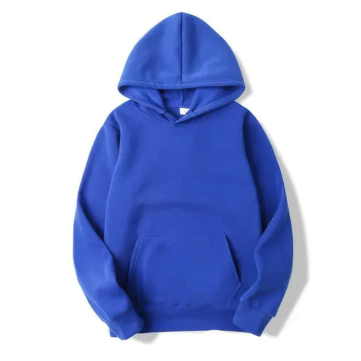 Comfortable unisex warm hoodie with relaxed fit, a cozy pullover for everyday casual style.