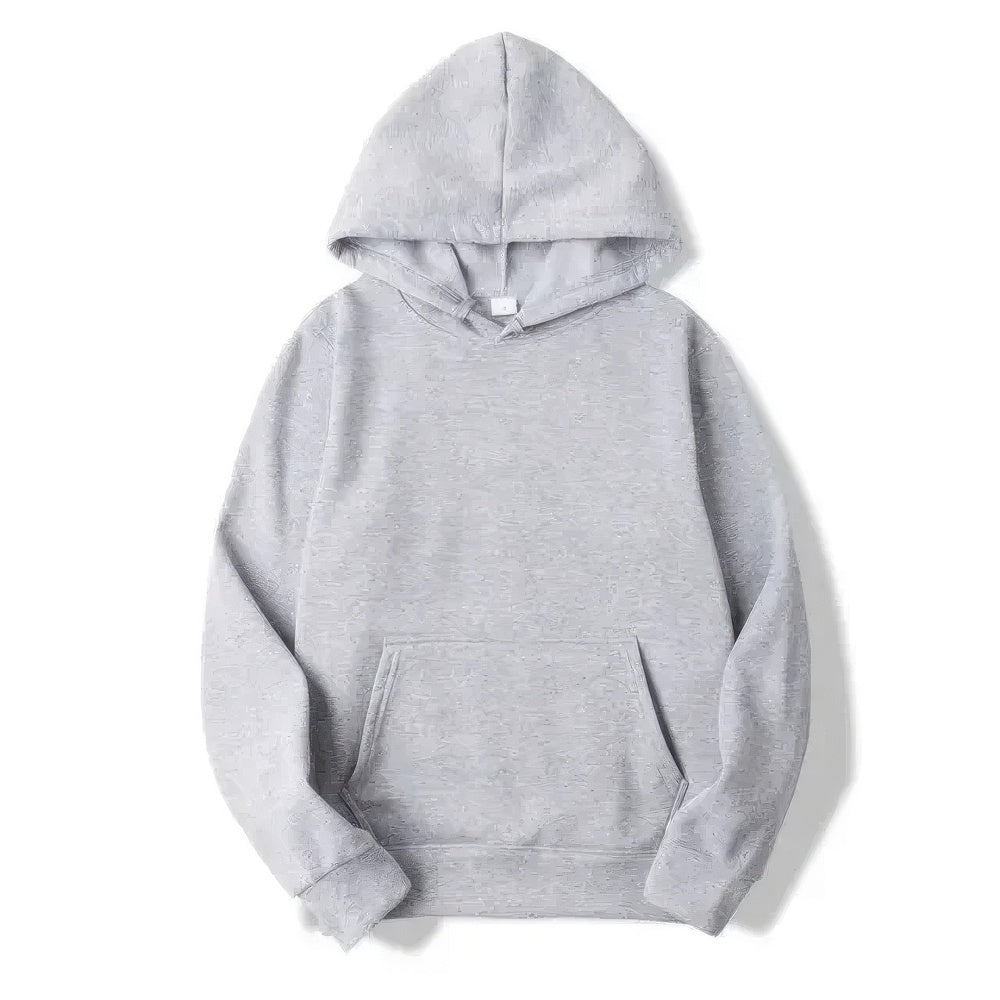 Warm unisex relaxed fit hoodie, a cozy pullover for everyday comfort and style.