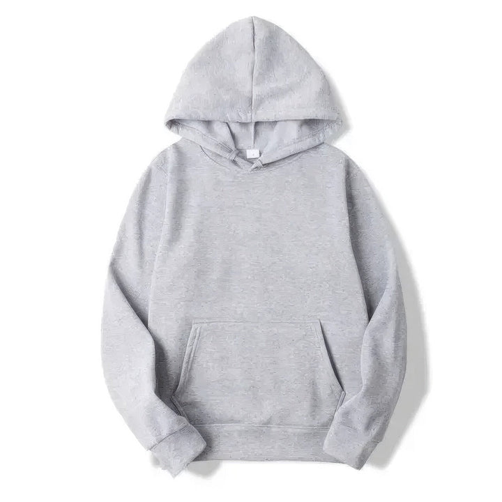 Warm unisex relaxed fit hoodie, a cozy pullover for everyday comfort and style.