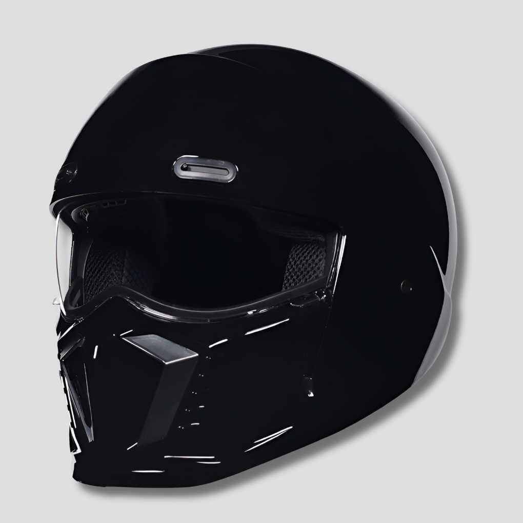 DOT & ECE approved retro pilot motorcycle helmet, classic vintage style for ultimate safety.