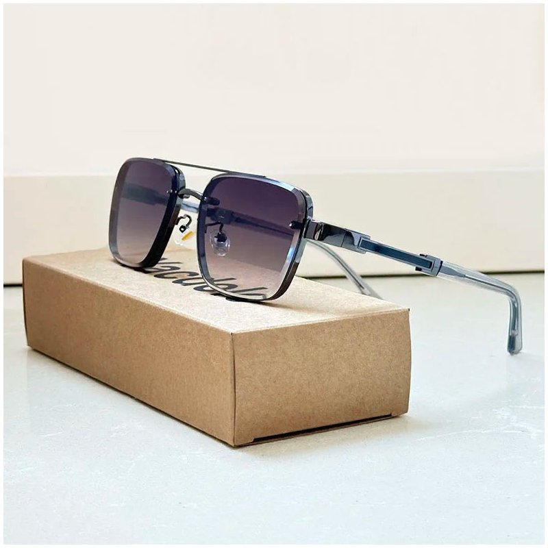Unisex retro style sunglasses with UV400 protection. Classic design, perfect for daily sun protection & style.