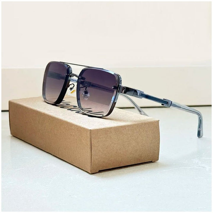 Unisex retro style sunglasses with UV400 protection. Classic design, perfect for daily sun protection & style.