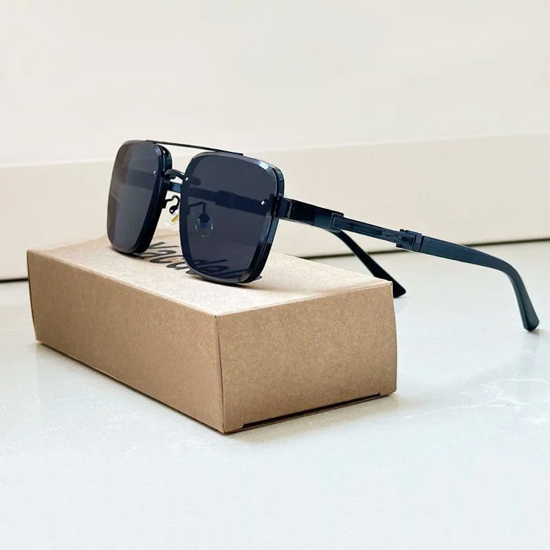 Premium retro sunglasses with UV400 protection & gradient lenses. Lightweight, adjustable, and stylish eye protection.