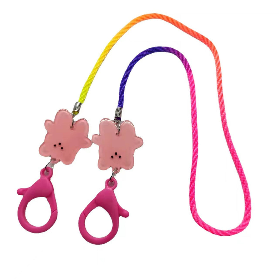 Colorful unisex reusable protective face mask with holder, ideal for everyday and vibrant style.