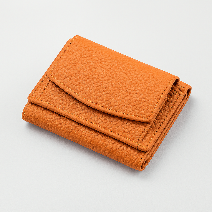 Gift idea: Handmade genuine leather RFID wallet. Unisex, slim, secure, perfect for cards & coins.