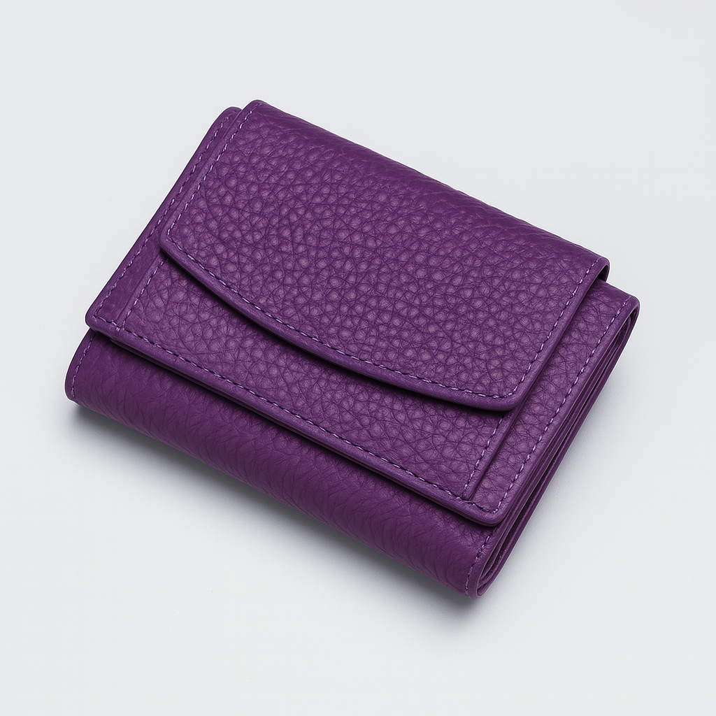 Everyday carry handmade genuine leather wallet. Unisex RFID protection for cards and cash.