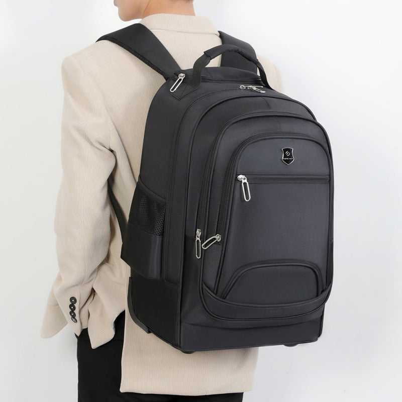 Multi-functional rolling backpack, perfect as a carry-on travel bag or daily school/commuter bag. Waterproof & durable.