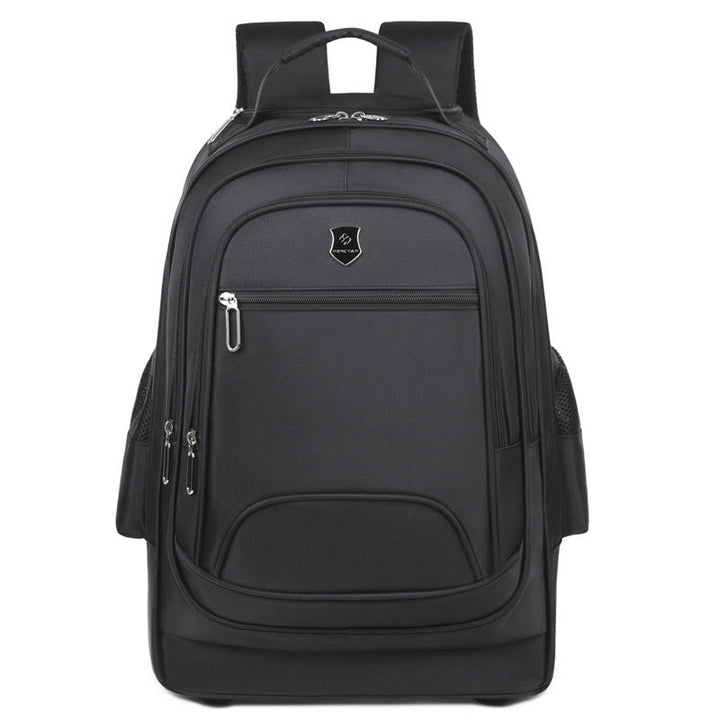 Versatile rolling laptop backpack for easy travel. Durable, waterproof & multi-functional, suitable for daily errands.