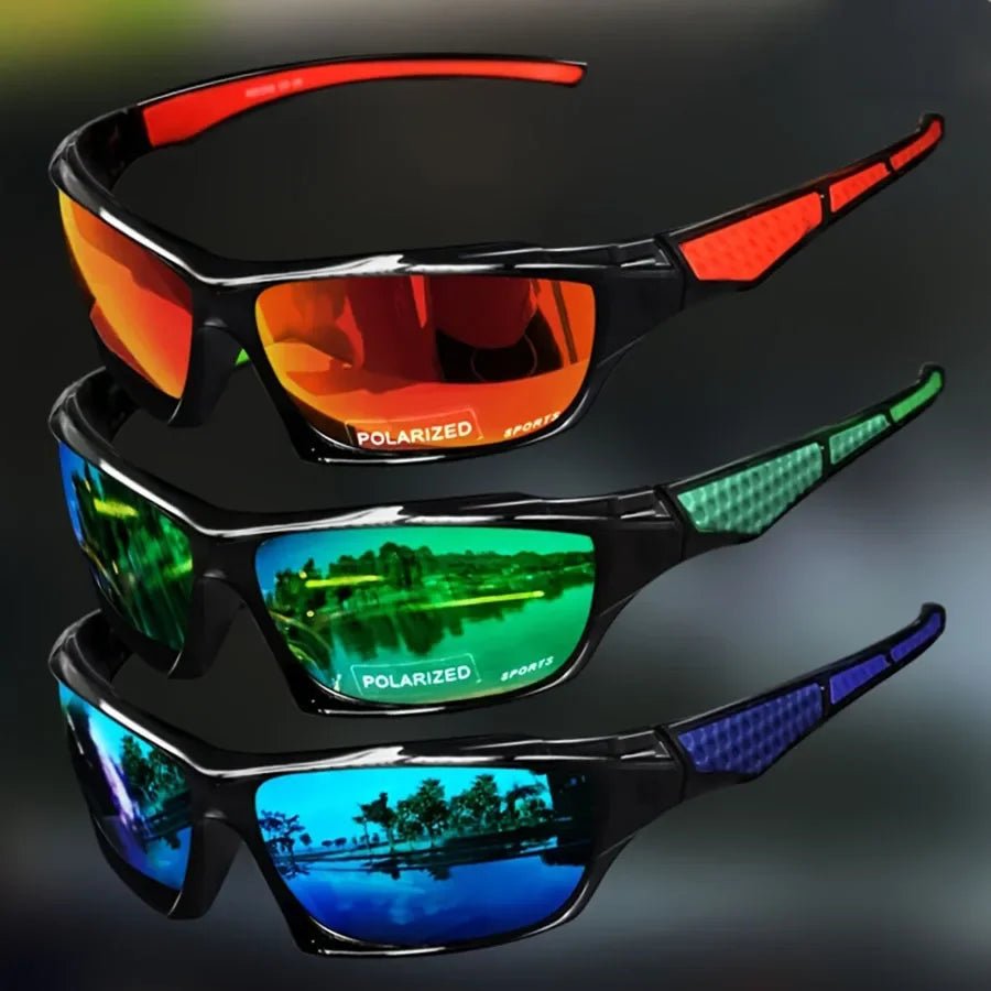 Stylish round polarized sunglasses, unisex design with UV400 protection for fashion and eye safety.