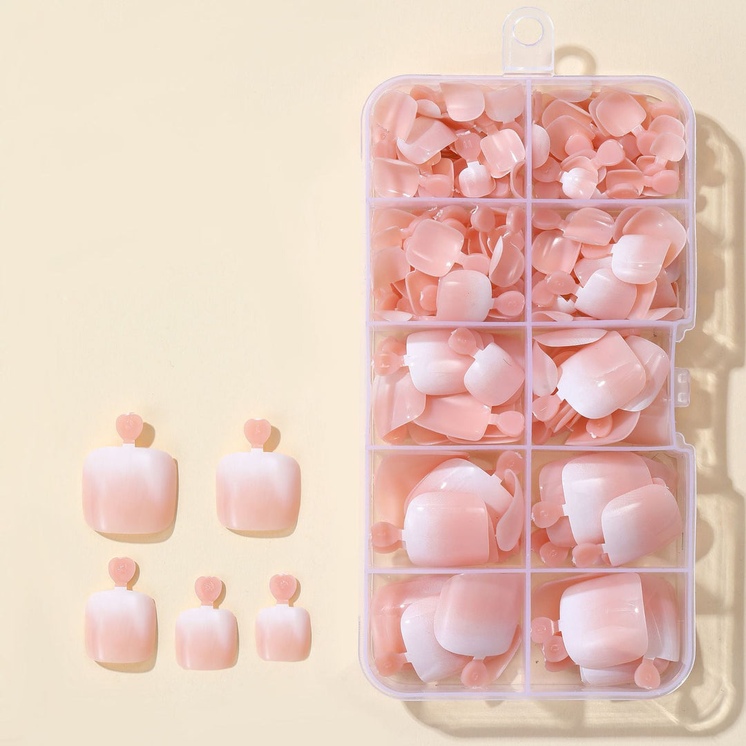 Elegant press-on false nail tips, a simple solution for beautiful nail art.