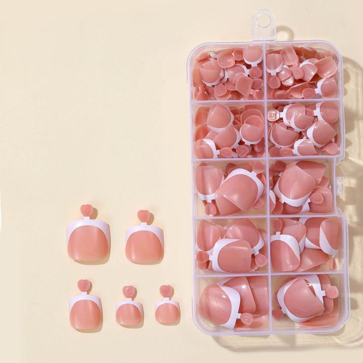 Achieve a salon manicure at home with these easy-to-use press-on nail tips.