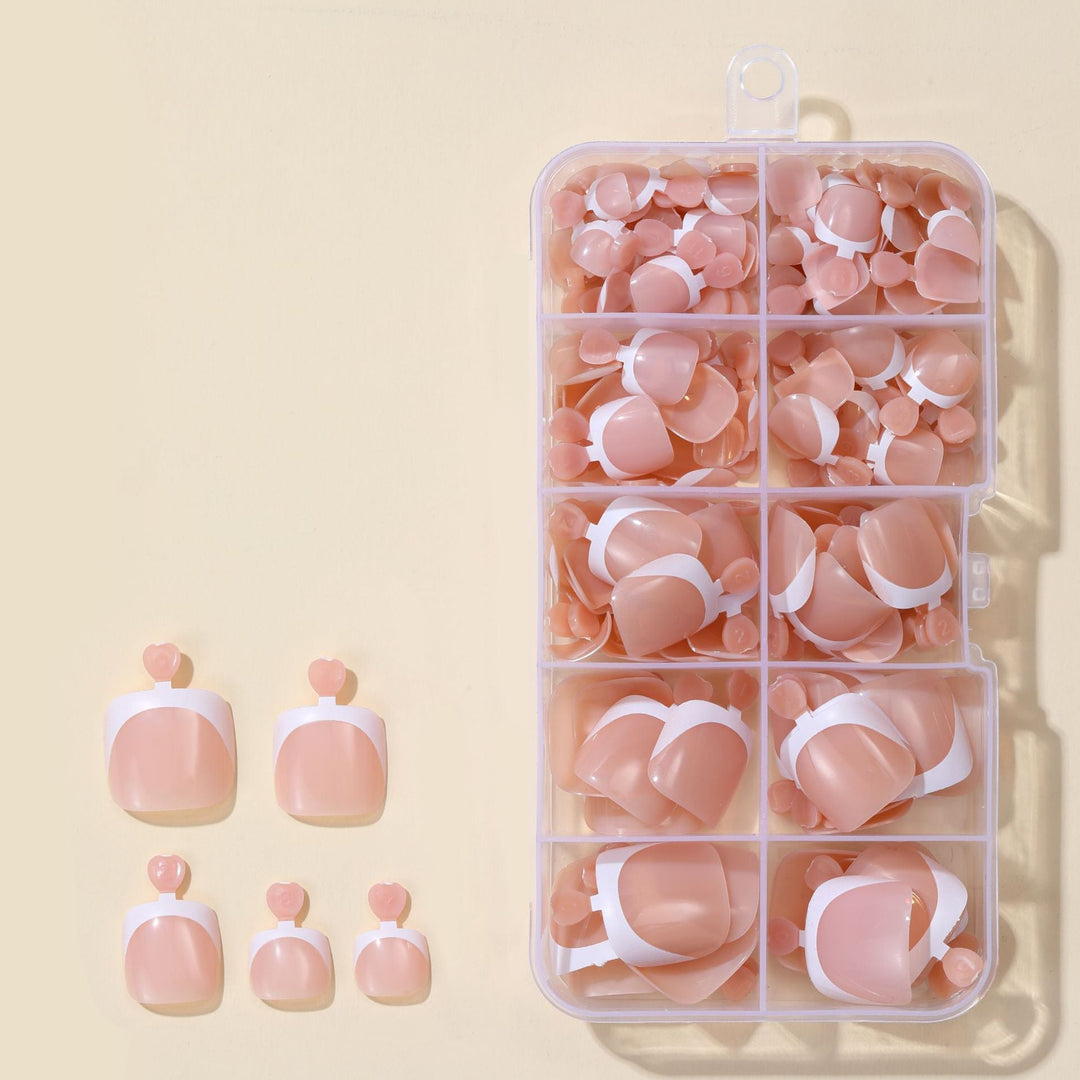 Unisex press-on nail tips for stunning DIY nail art and beauty results.