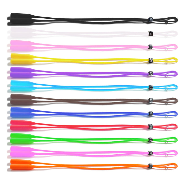 Comfortable silicone glasses strap, secure & anti-slip, perfect eyewear accessory for sports & outdoor activities.