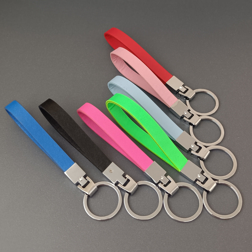 Sleek slim design leather key holder, a stylish unisex accessory perfect for organizing keys.
