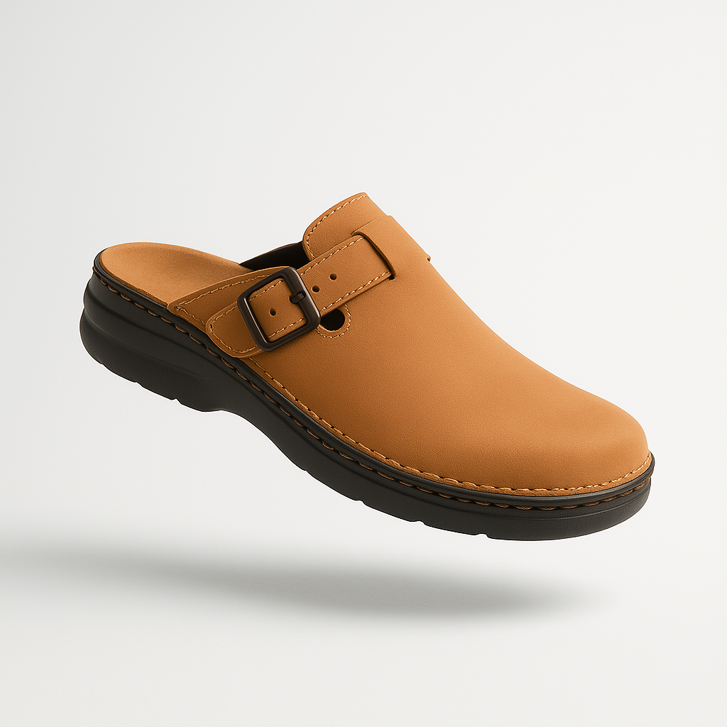 Supportive orthopedic slip-on clogs for unisex comfort. Classic design for versatile work & casual wear.