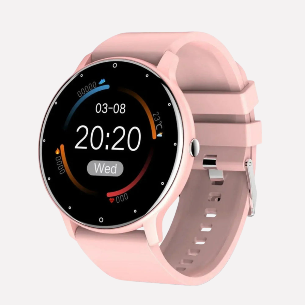 Versatile unisex smart watch fitness tracker, monitors heart rate & blood oxygen. Essential wearable tech for daily health.
