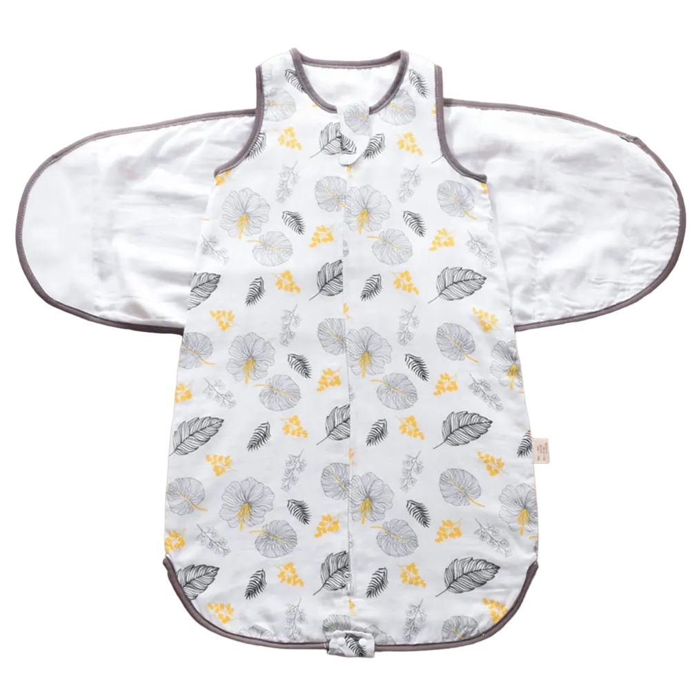 Comfortable unisex baby swaddle wrap, made from soft cotton. Ideal for secure infant sleep & quick diaper changes.