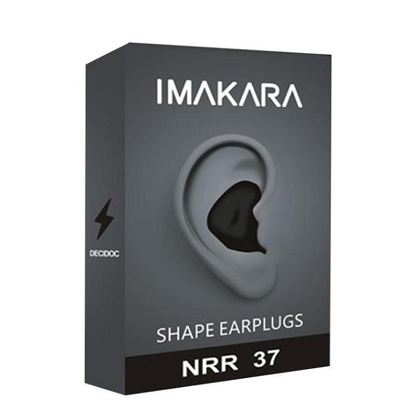 High-fidelity soundproof earplugs, unisex silicone for noise reduction, sleep, concentration & peace. Reusable.