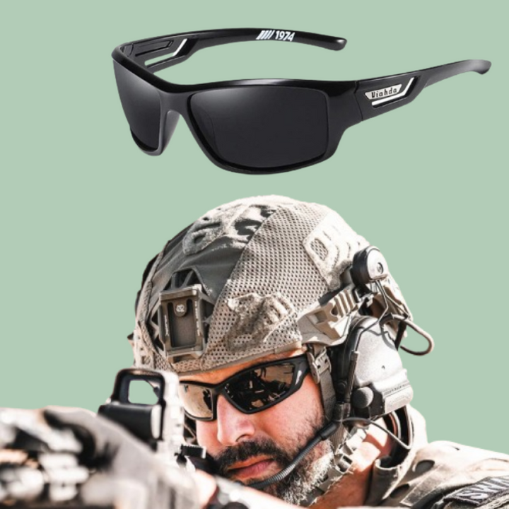 Lightweight unisex polarized sunglasses, UV400 eye protection for cycling, hiking & fishing.