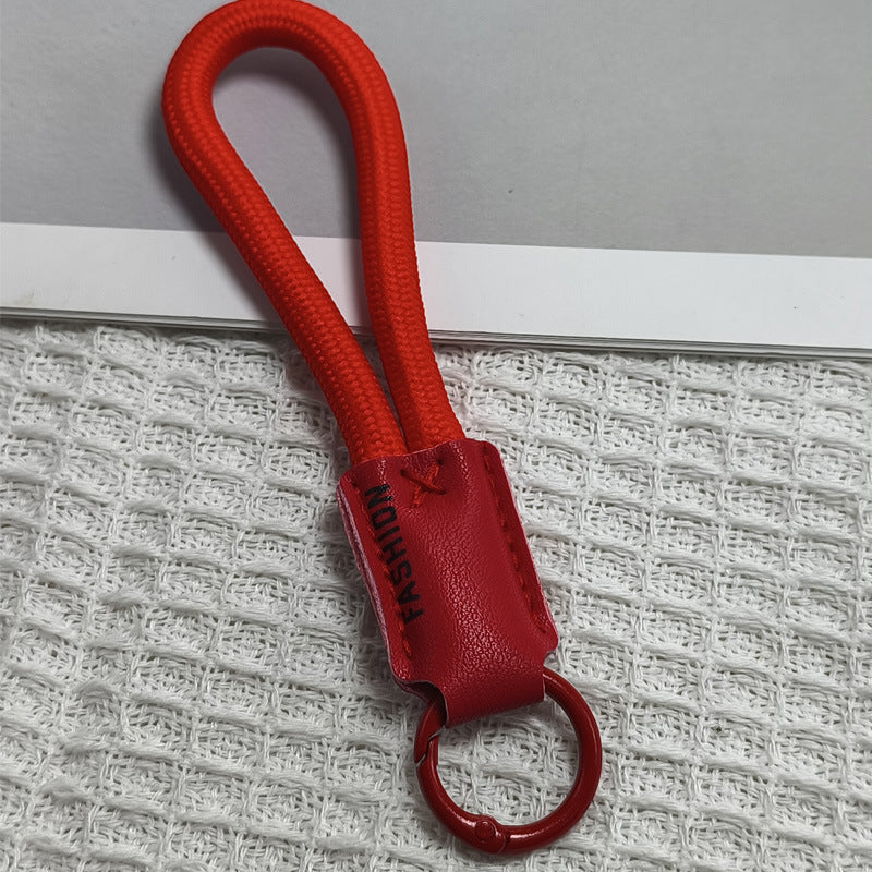 Modern durable key holder; colorful unisex keychain for organized keys & stylish bags.