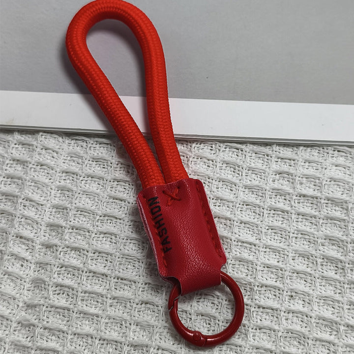 Modern durable key holder; colorful unisex keychain for organized keys & stylish bags.