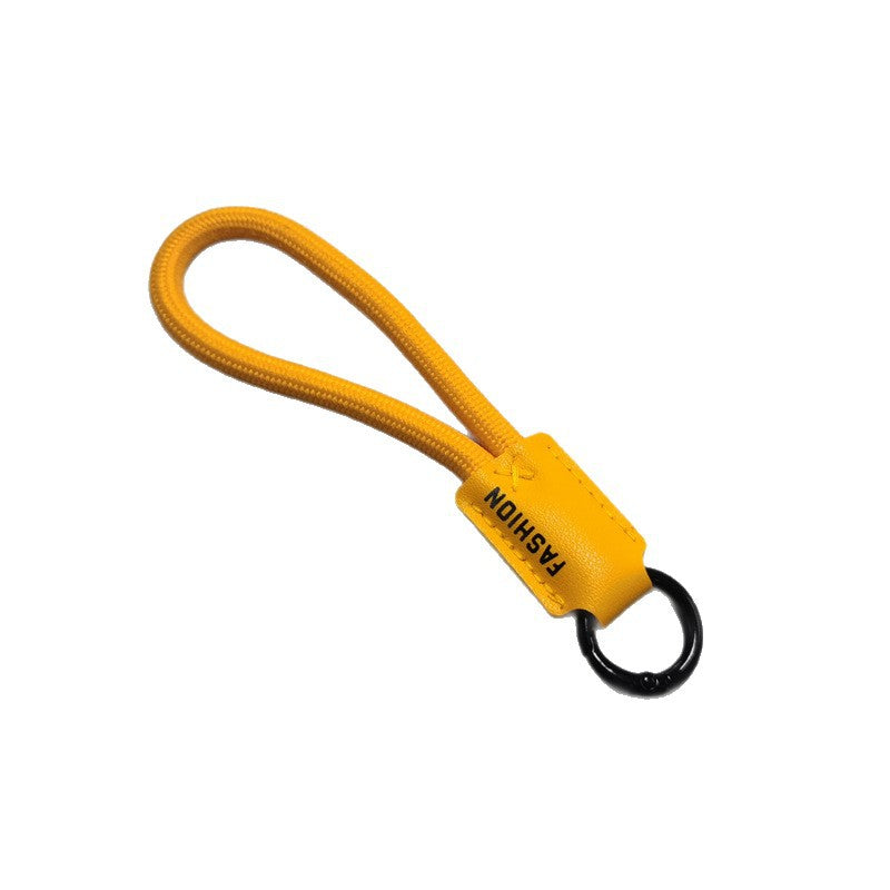 Trendy unisex key holder; a colorful and durable keychain accessory for daily use.