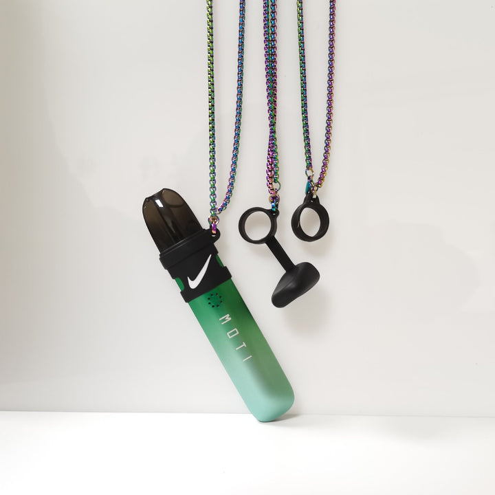 Secure your vape pen with this unisex fashion chain lanyard holder. Stylish e-cig neck strap.