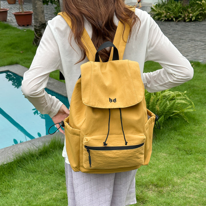 Durable unisex outdoor backpack, multi-pocket organizer, water-resistant, designed for comfortable hiking & daily adventures.