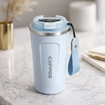 Light blue with carrying strap