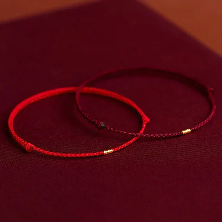 Harmony energy bracelet, a handcrafted Tibetan blessing. Unisex spiritual accessory for mindfulness, adjustable fit.