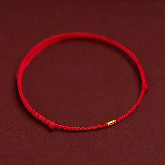 Unisex Tibetan blessing energy bracelet, handcrafted and adjustable. Promotes harmony & mindfulness. Wear as anklet.