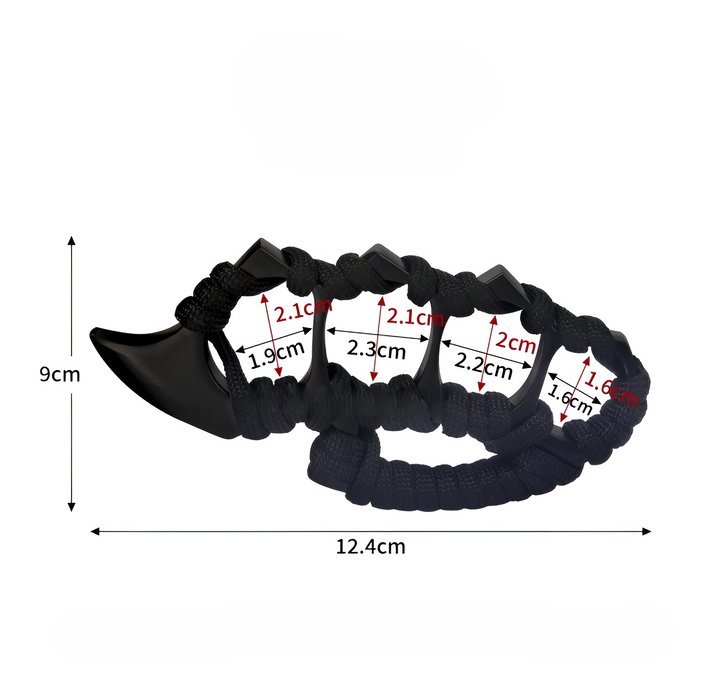 Compact titanium self-defense tool. Practical personal safety solution for outdoor gear.