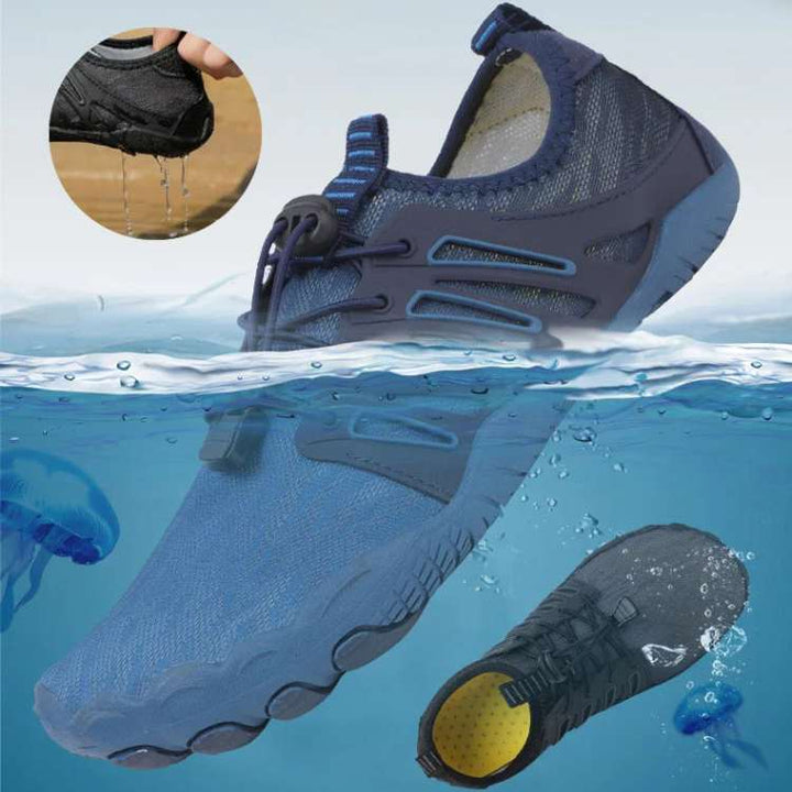 Flexible TrailFlex Pro barefoot shoes, unisex, designed for natural movement on trails, fitness & outdoor sports.