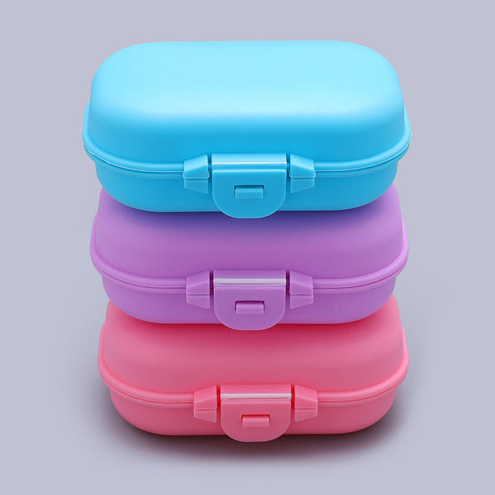 Unisex travel protective case for eyewear, perfect for sunglasses and eyeglasses, portable accessory holder.
