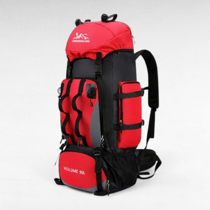 Large capacity 23.8 gallon hiking backpack. Durable, ergonomic design for comfortable ultralight travel & adventure.
