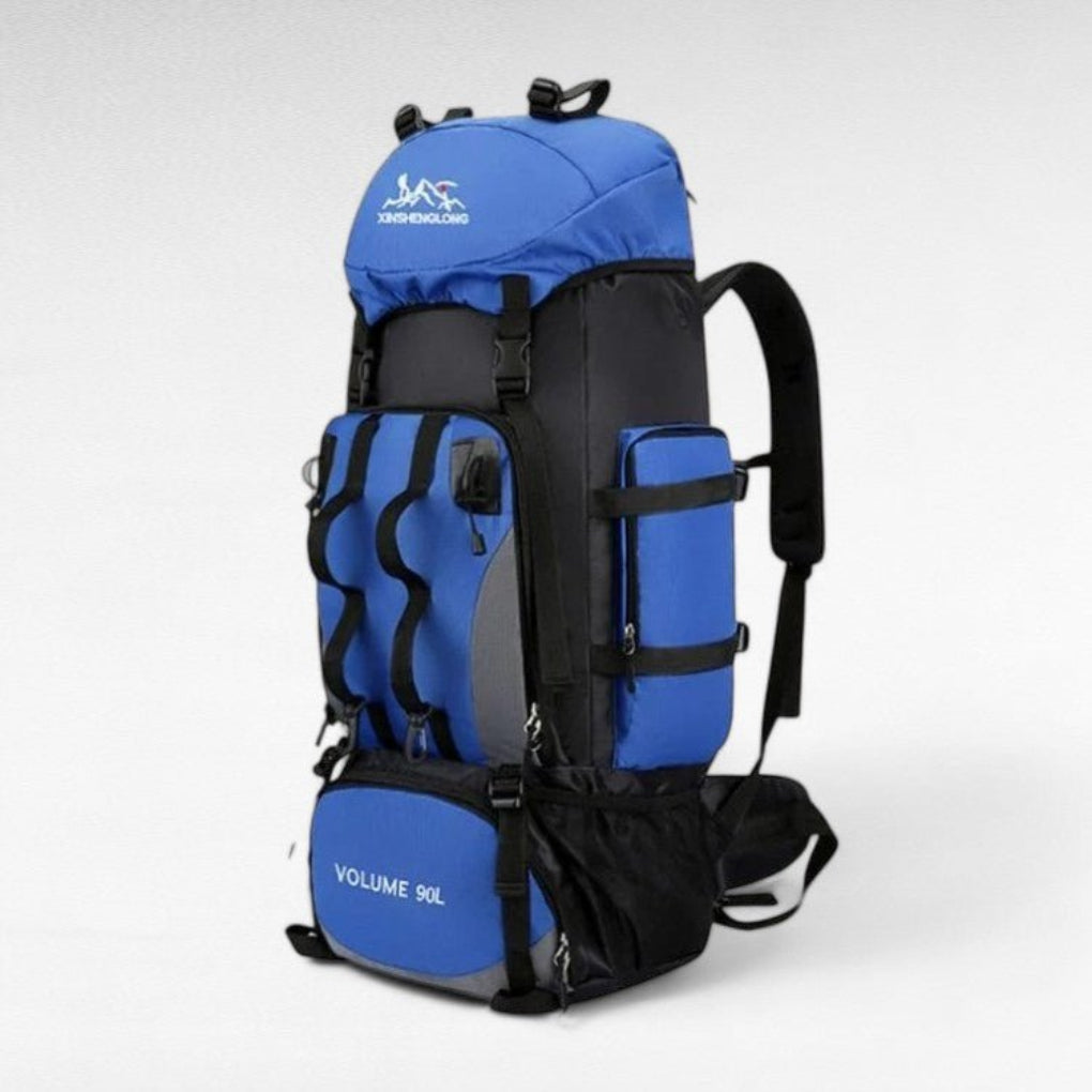 Waterproof ultralight hiking backpack. 23.8 gallon capacity for all your camping, trekking & outdoor adventures.