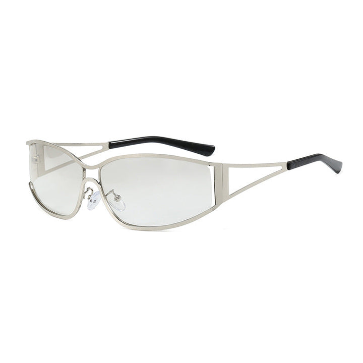 Stylish black frame unisex sunglasses providing ultimate UV protection. Fashion-forward eye accessory for all.