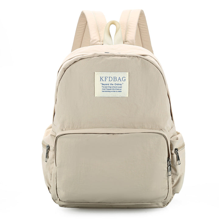 Unisex versatile lightweight everyday backpack in a minimalist design, perfect for daily use, campus, or travel.