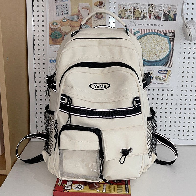 Unisex versatile outdoor travel backpack. Durable daypack for hiking, camping, and adventure trips. Spacious rucksack.